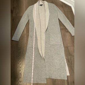 Dynamite Gray Open Front Cardigan